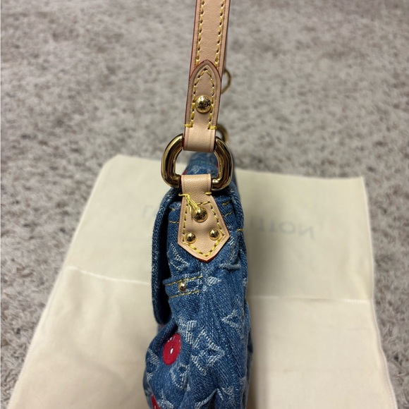 Louis Vuitton Takashi Murakami 2025 denim cerise sunset bag - Picture 5 of 12